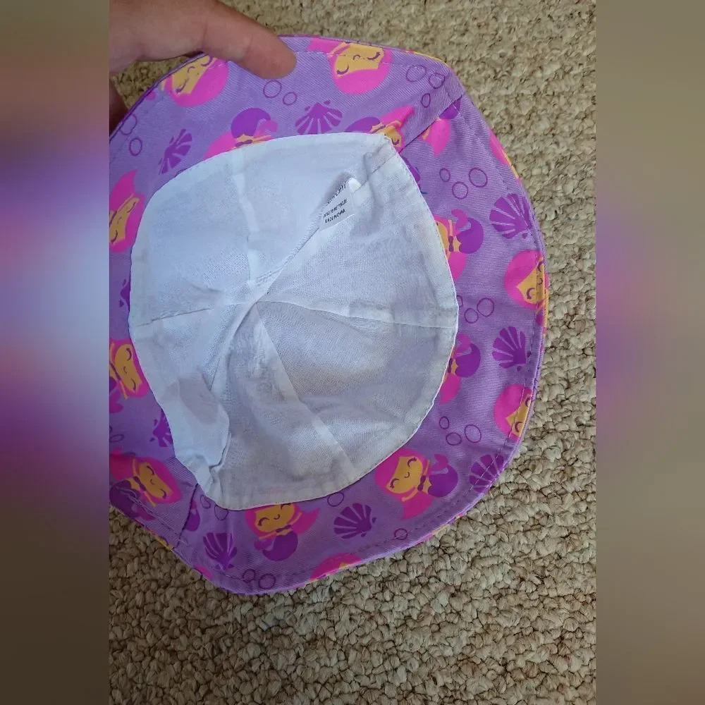 Sunpoint Toddler Girls Mermaid Seashell Sun Hat - Georgia